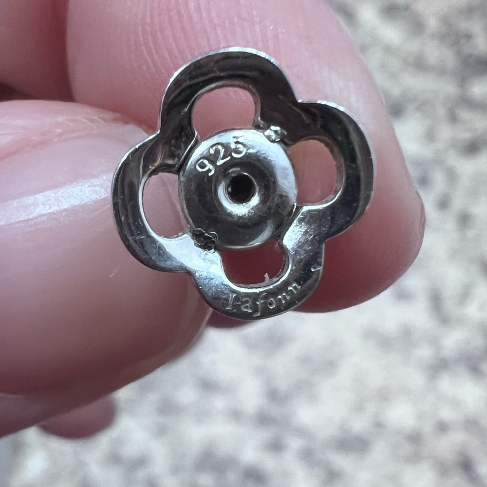 LaFonn lab grown halo stud earrings - Picture 4 of 4